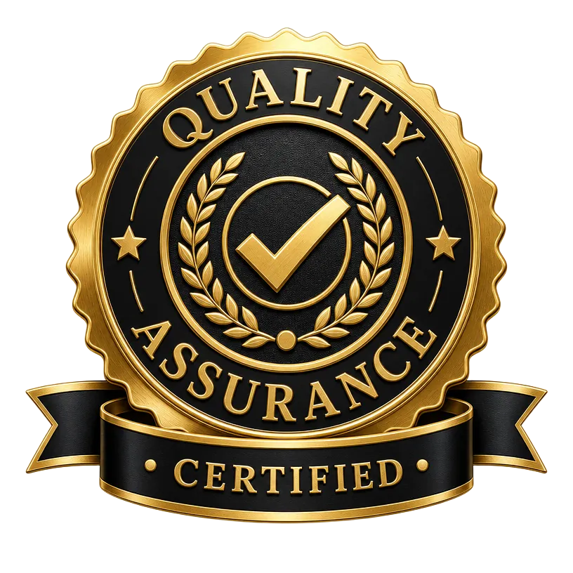 Quality Assurance Certified seal